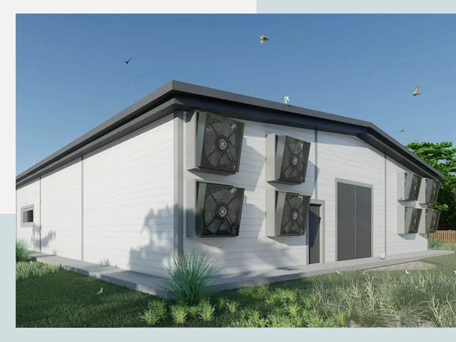 Строительство птичников в Рославле