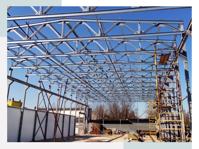 Строительство цехов в Рославль от 617 руб. под ключ