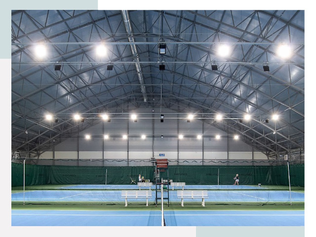 Строительство теннисных кортов в Рославль от 617 руб.