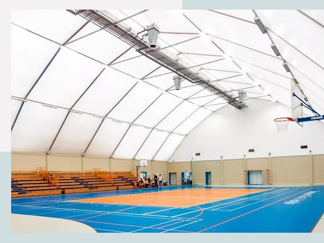 Строительство спортивных залов в Рославле