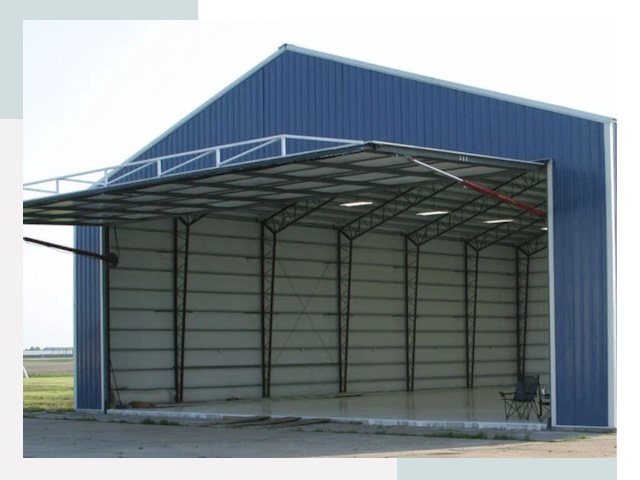 Прямо стенные ангары в Рославле