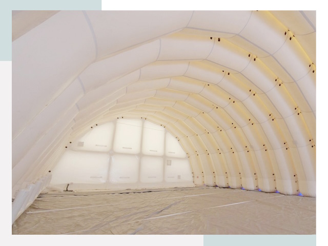 Пневмокаркасные ангары в Рославле