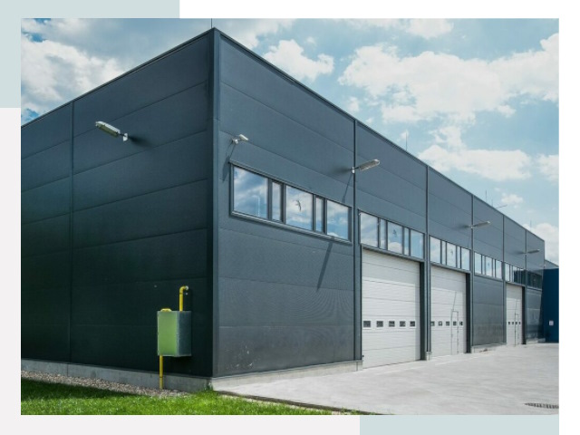 Модульные ангары в Рославле