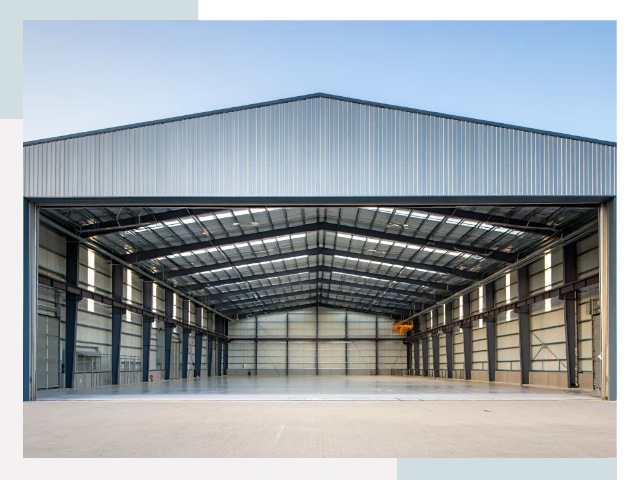 Большие ангары в Рославле