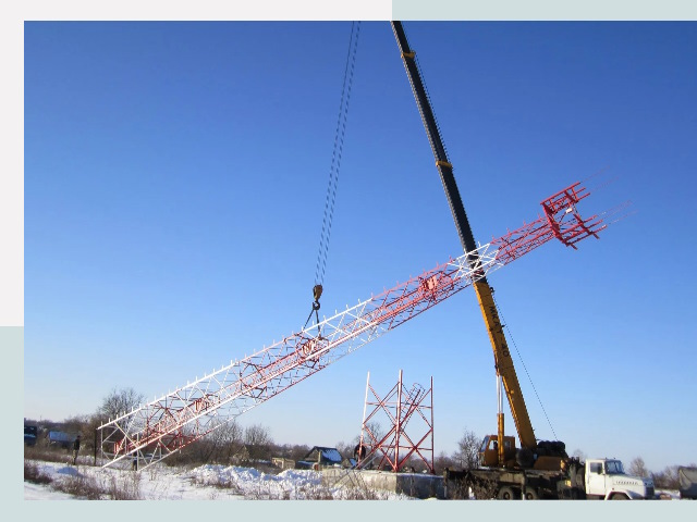 Строительство башен связи в Рославле от 617 руб.