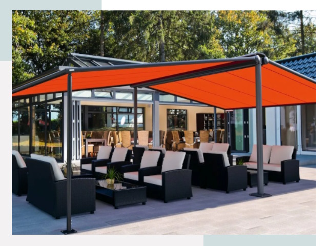 Навесы для кафе и ресторанов в Рославле