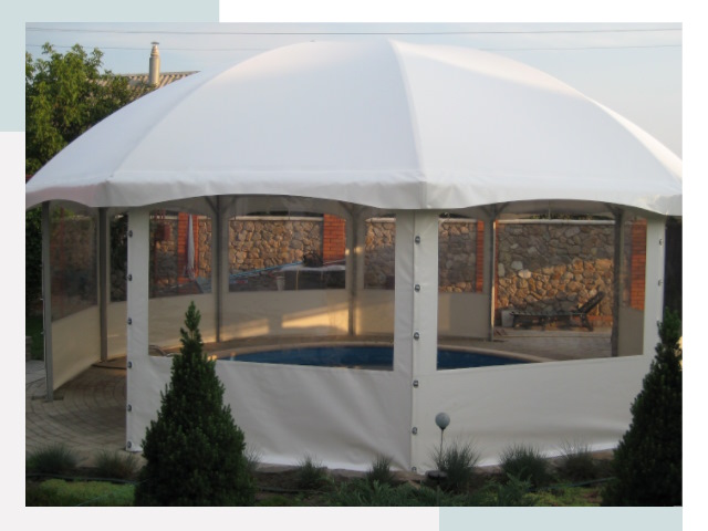 Тентовые павильоны в Рославле