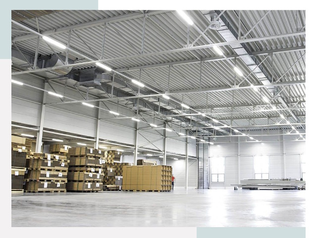 Освещение ангаров в Рославле