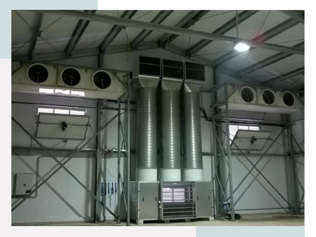 Инженерные системы для ангаров в Рославле