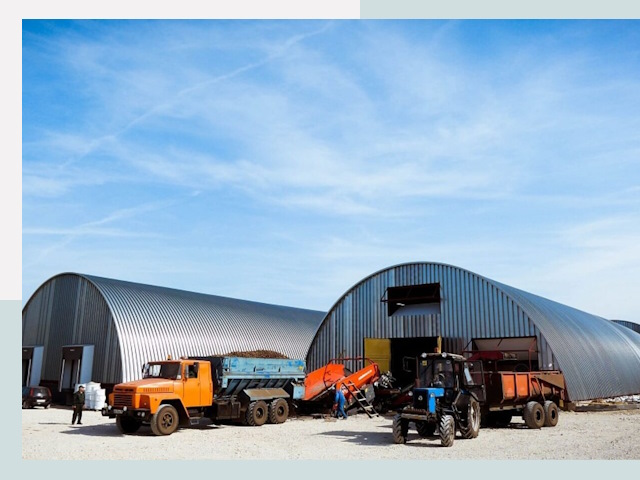 Ангары для спецтехники в Рославле